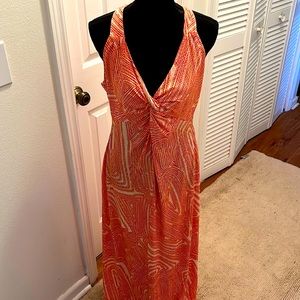 Cato knotted front maxi dress